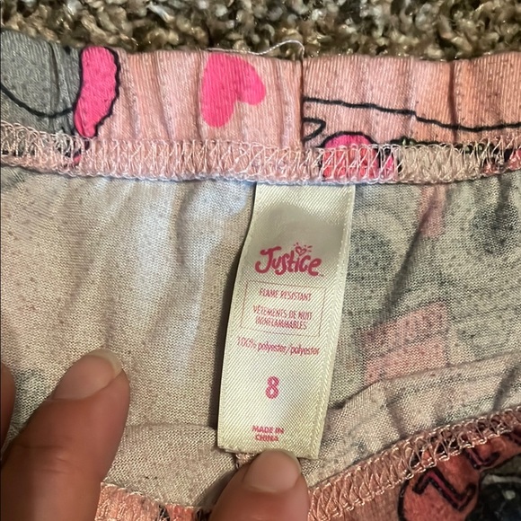 Justice Pink Sleep Over Squad Pajama Set - Picture 7 of 9